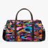 Abstract painting in the style of graffiti art 3d travel bag