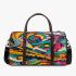 Abstract painting in the style of graffiti art 3d travel bag
