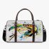 Abstract painting of an abstract toucan 3d travel bag