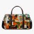 Abstract painting of an animal in the style of cubism 3d travel bag