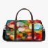 Abstract painting of circles and spheres 3d travel bag