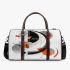 Abstract shapes in black 3d travel bag