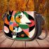 Abstract vector illustration of an animal saddle bag