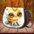 Adorable baby honey bee with big beautiful eyes 3d saddle bag