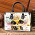 Adorable kawaii baby bee wearing her crown small handbag