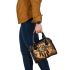 American old map and dream catcher shoulder handbag