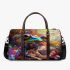 An abstract digital art piece featuring vibrant colors and shapes 3d travel bag