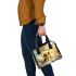 Baby bee and flowers butterflies shoulder handbag