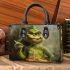 Baby grinchy smile and dancing dogs small handbag