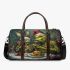 Baby grinchy smile and dancing skeleton king 3d travel bag