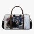 Beautiful black horse 3d travel bag