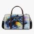 Beautiful black horse 3d travel bag