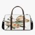 Beautiful butterfly with flowers on its wings 3d travel bag