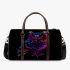 Beautiful colorful owl 3d travel bag