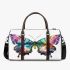 Beautiful colorful watercolor butterfly 3d travel bag