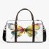 Beautiful colorful watercolor butterfly 3d travel bag