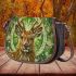 Beautiful deer with large antlers saddle bag