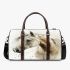 Beautiful horse head 3d travel bag