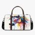 Beautiful horse with head feathers 3d travel bag