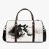 Beautiful watercolor and black and white horses 3d travel bag