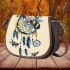 bees and dream catcher Saddle Bag