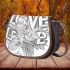 bird love ColorScapes Saddle Bag