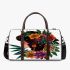 Blessedaldo mama with flowers travel bag