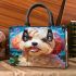 Bubbly bichon bliss small handbag