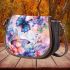 Butterflies and flowers saddle bag