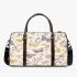 Butterflies and flowers pattern 3d travel bag