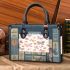 Butterflies and flowers pattern small handbag