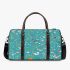 Butterflies and flowers scattered across 3d travel bag