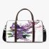 Butterflies and purple flowers 3d travel bag