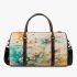 Butterflies daisies and peacock feathers 3d travel bag