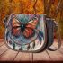 butterfly and dream catchers Saddle Bag