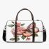 Butterfly with pink roses 3d travel bag