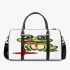 Cartoon cute frog spitting out red liquid 3d travel bag