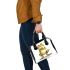 Cartoon frog standing on its hind legs shoulder handbag