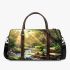 Cartoon style turtle rock in nature 3d travel bag