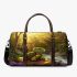 Cartoon style turtle rock in nature 3d travel bag