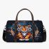 Cartoon tiger and dream catcher 3d travel bag
