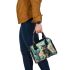 Catus with dream catcher shoulder handbag