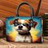 Charming pooch a dog with attitude Chic Stylish Small Handbag & Women Totes: Perfect Gift for Girlfriend | Crossbody, Purse, Handbag