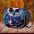 Coffee break owl saddle bag