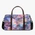 Colored butterfly surrounded by blooming flowers 3d travel bag