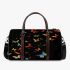 Colorful butterflies flying 3d travel bag