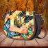 Colorful butterflies flying saddle bag