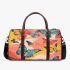 Colorful butterflies flying 3d travel bag