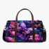 Colorful butterfly and flowers 3d travel bag