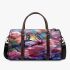 Colorful butterfly perched blooming roses 3d travel bag